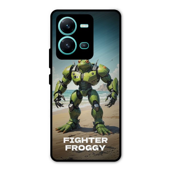 Fighter Froggy Metal Back Case for Vivo V25