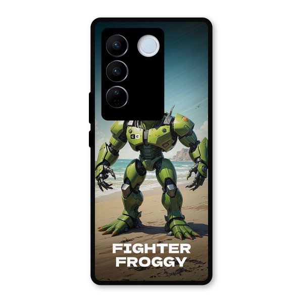 Fighter Froggy Metal Back Case for Vivo V27