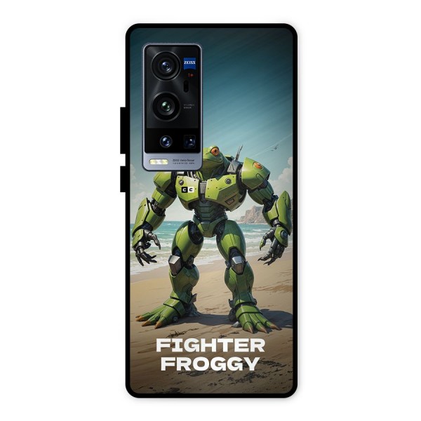 Fighter Froggy Metal Back Case for Vivo X60 Pro Plus