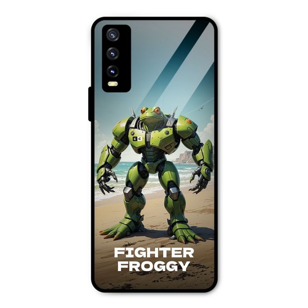 Fighter Froggy Metal Back Case for Vivo Y20 2021