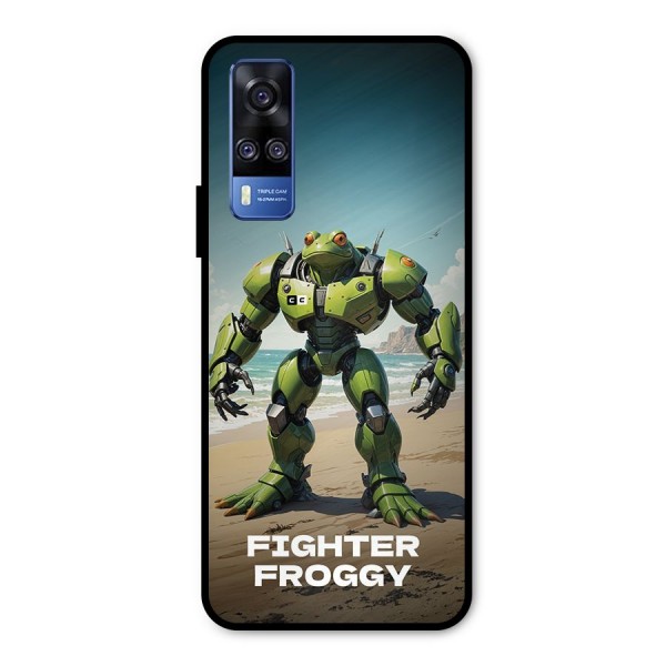 Fighter Froggy Metal Back Case for Vivo Y31