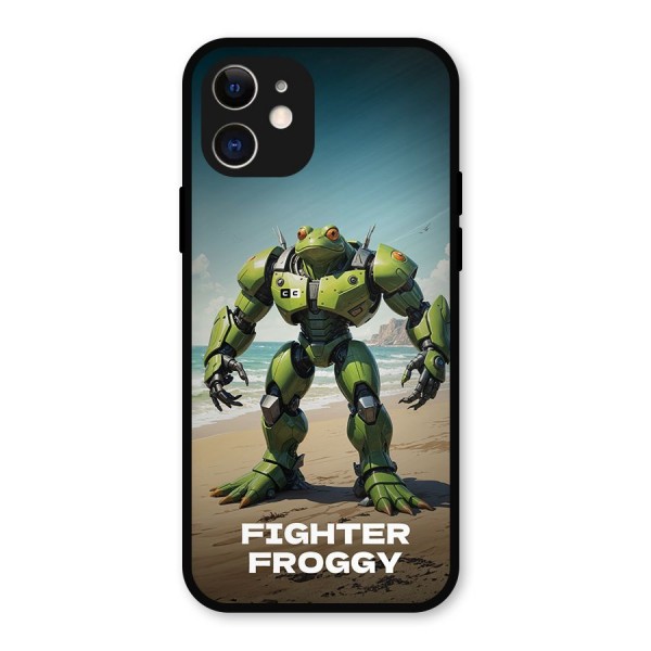 Fighter Froggy Metal Back Case for iPhone 12