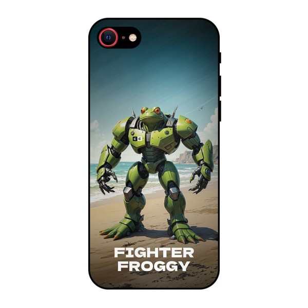 Fighter Froggy Metal Back Case for iPhone SE 2020