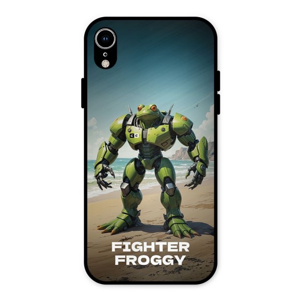 Fighter Froggy Metal Back Case for iPhone XR