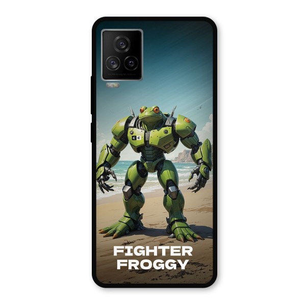 Fighter Froggy Metal Back Case for iQOO 7 Legend 5G