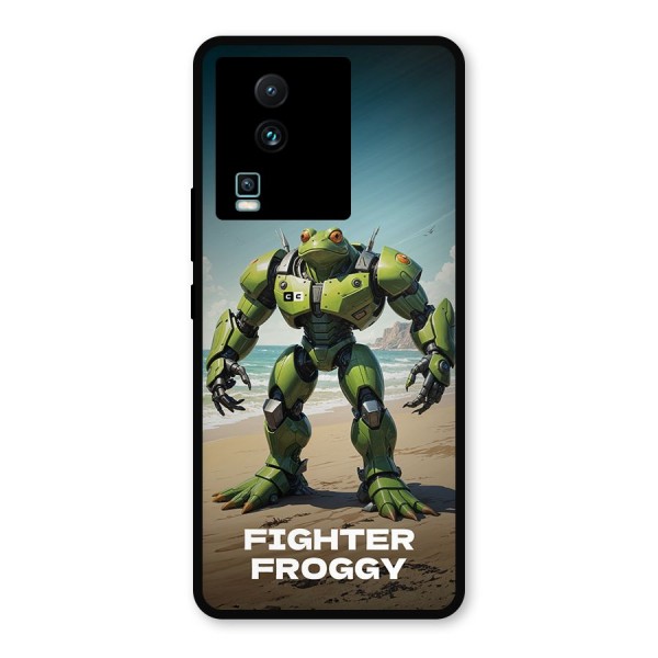 Fighter Froggy Metal Back Case for iQOO Neo 7 Pro