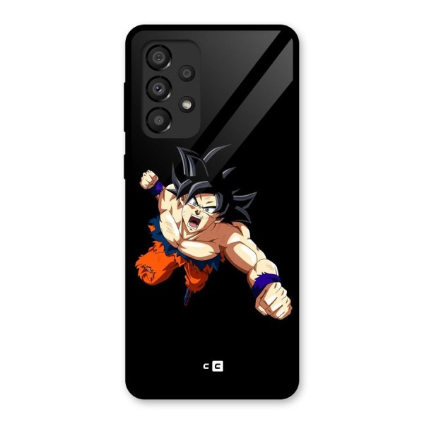 Fighting Goku Glass Back Case for Galaxy A33 5G