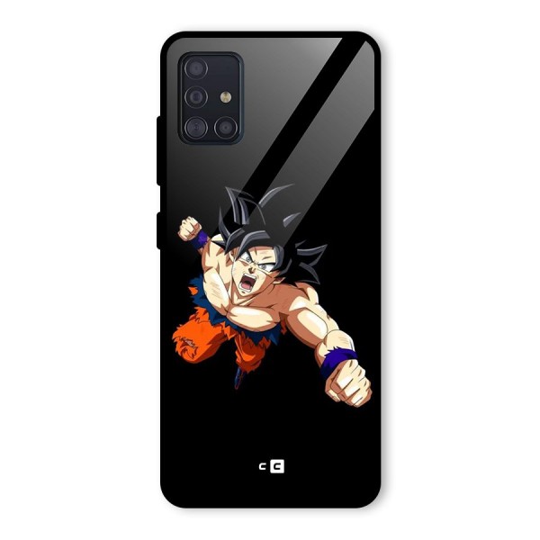 Fighting Goku Glass Back Case for Galaxy A51