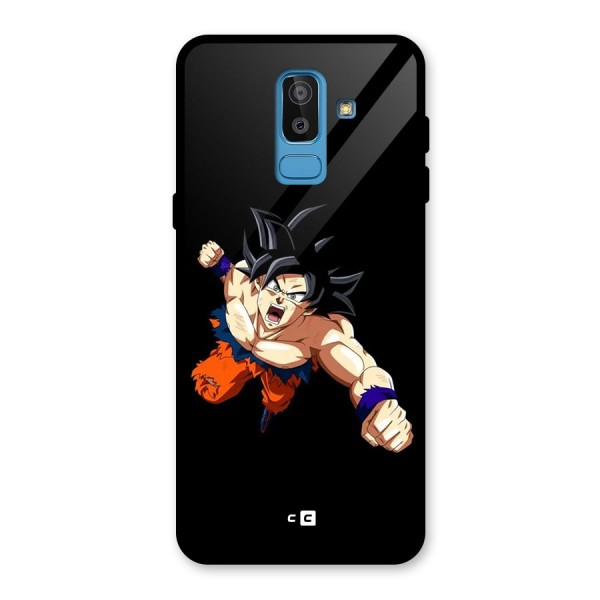 Fighting Goku Glass Back Case for Galaxy J8