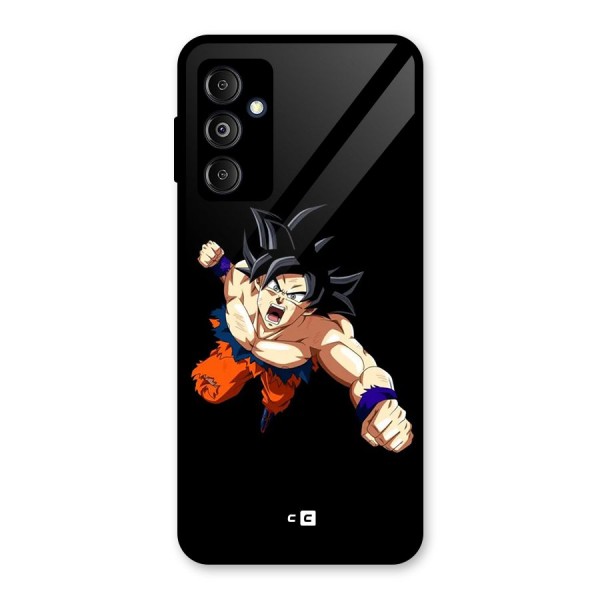 Fighting Goku Glass Back Case for Galaxy M14 5G