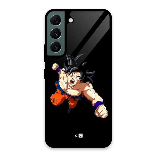 Fighting Goku Glass Back Case for Galaxy S22 5G