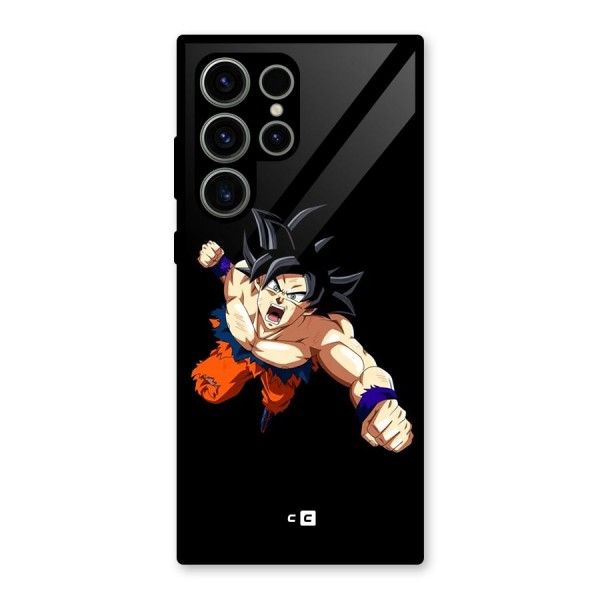Fighting Goku Glass Back Case for Galaxy S23 Ultra