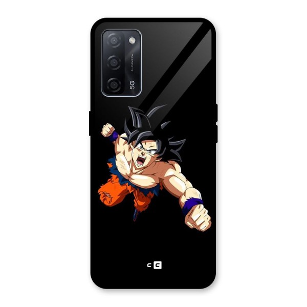 Fighting Goku Glass Back Case for Oppo A53s 5G