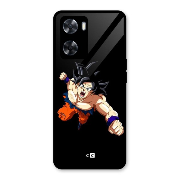 Fighting Goku Glass Back Case for Oppo A57 2022