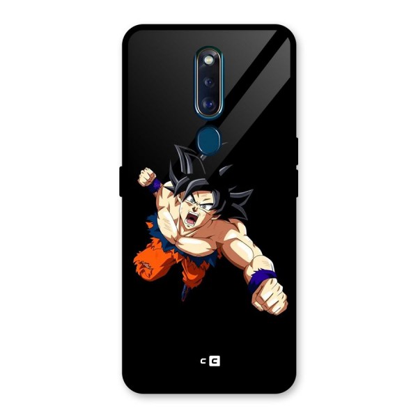 Fighting Goku Glass Back Case for Oppo F11 Pro