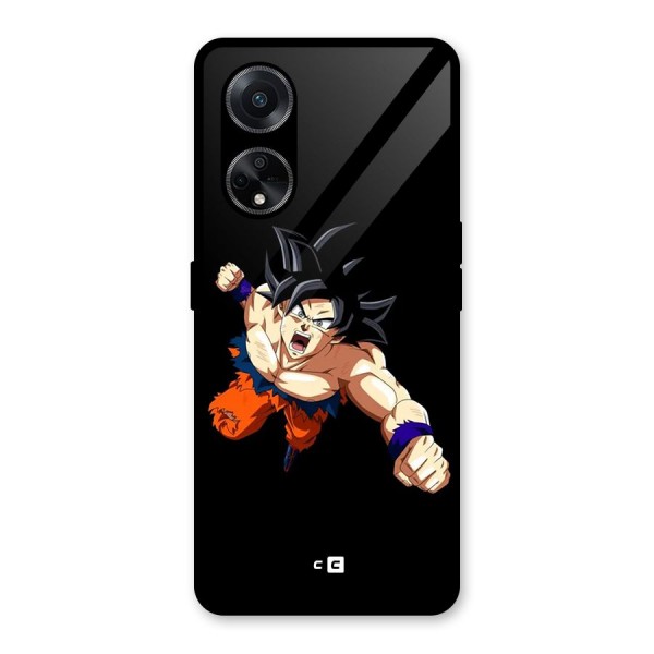 Fighting Goku Glass Back Case for Oppo F23