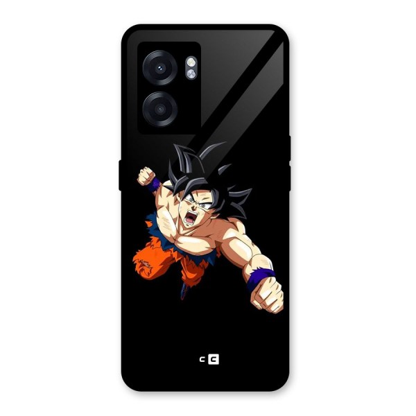 Fighting Goku Glass Back Case for Oppo K10 (5G)