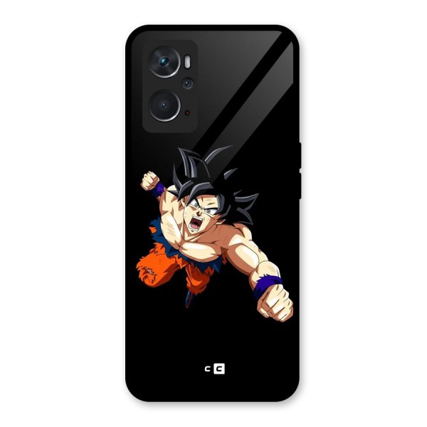 Fighting Goku Glass Back Case for Oppo K10 4G