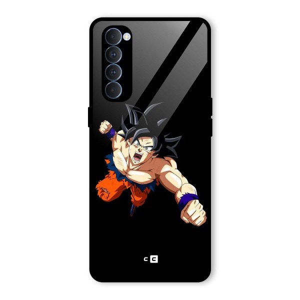 Fighting Goku Glass Back Case for Oppo Reno4 Pro