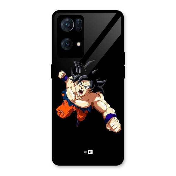 Fighting Goku Glass Back Case for Oppo Reno7 Pro 5G