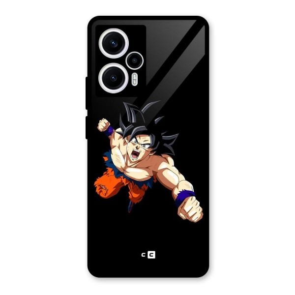 Fighting Goku Glass Back Case for Poco F5