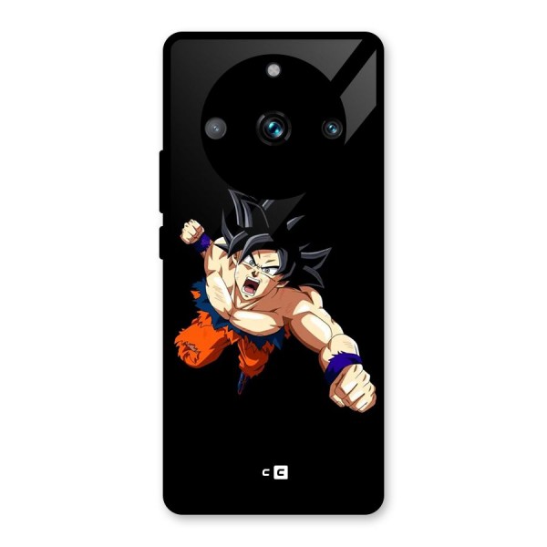 Fighting Goku Glass Back Case for Realme 11 Pro