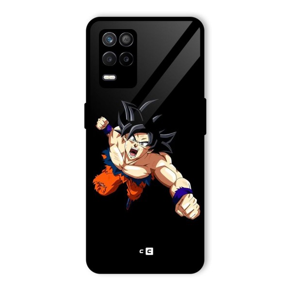 Fighting Goku Glass Back Case for Realme 8s 5G