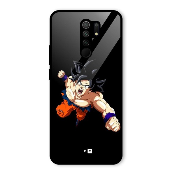 Fighting Goku Glass Back Case for Redmi 9 Prime