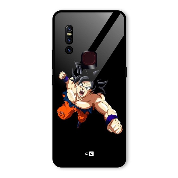 Fighting Goku Glass Back Case for Vivo V15