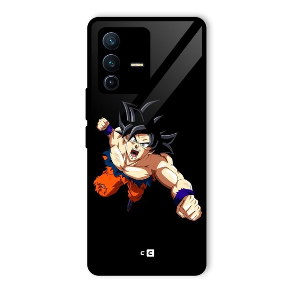 Fighting Goku Glass Back Case for Vivo V23 Pro