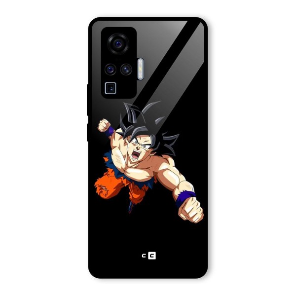 Fighting Goku Glass Back Case for Vivo X50 Pro