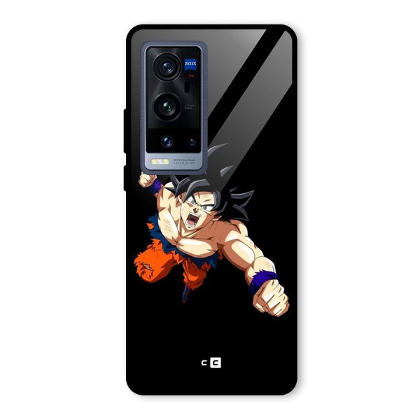 Fighting Goku Glass Back Case for Vivo X60 Pro Plus