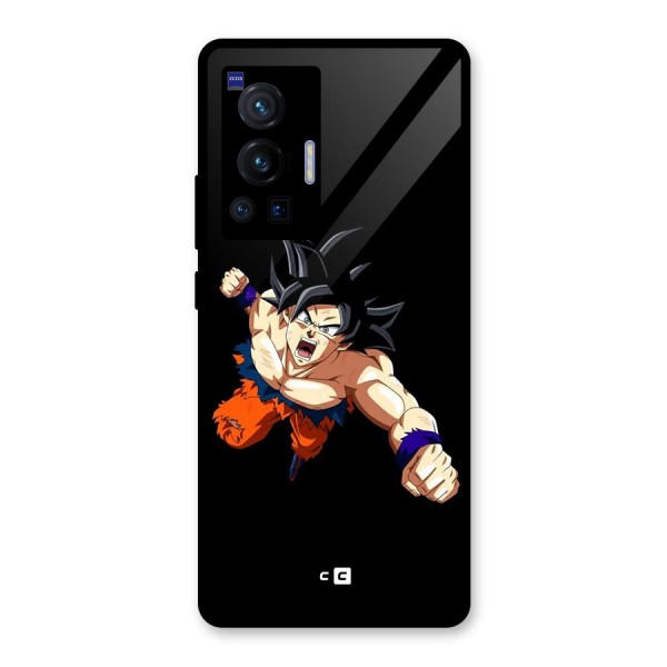 Fighting Goku Glass Back Case for Vivo X70 Pro