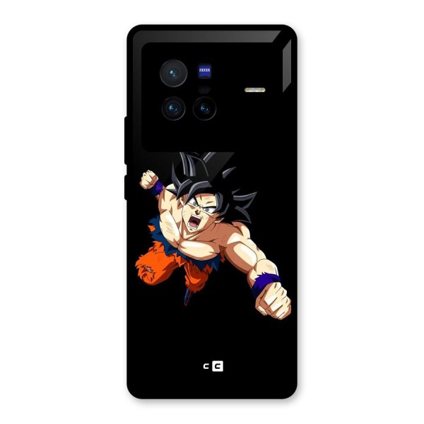 Fighting Goku Glass Back Case for Vivo X80