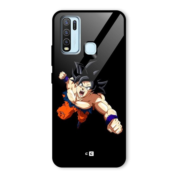 Fighting Goku Glass Back Case for Vivo Y30