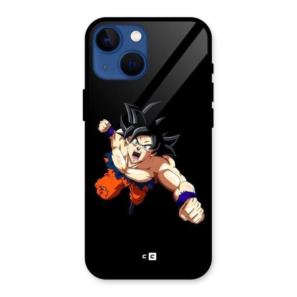 Fighting Goku Glass Back Case for iPhone 13 Mini