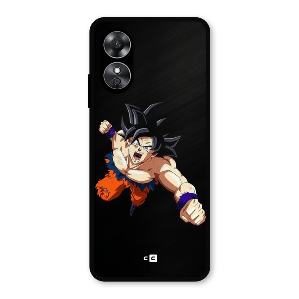 Fighting Goku Metal Back Case for Oppo A17