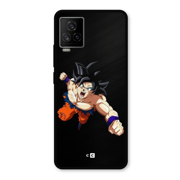 Fighting Goku Metal Back Case for iQOO 7 Legend 5G