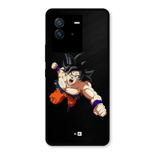 Fighting Goku Metal Back Case for iQOO Neo 6 5G