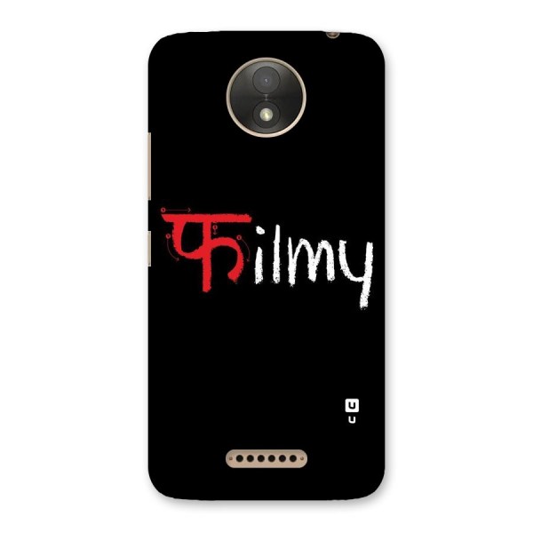 Filmy Back Case for Moto C Plus