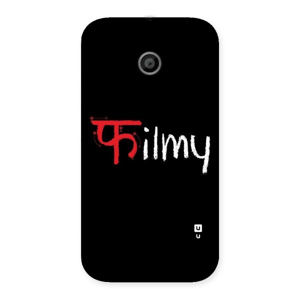 Filmy Back Case for Moto E