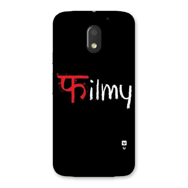 Filmy Back Case for Moto E3 Power