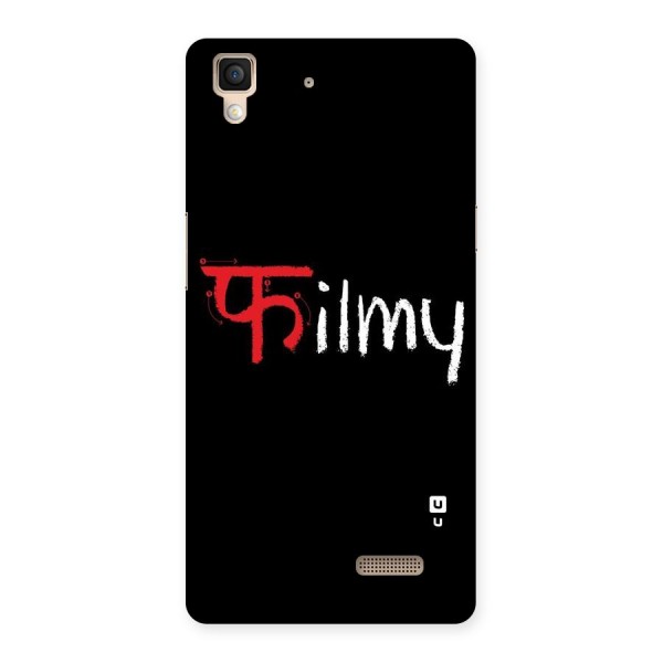 Filmy Back Case for Oppo R7