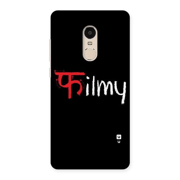 Filmy Back Case for Xiaomi Redmi Note 4