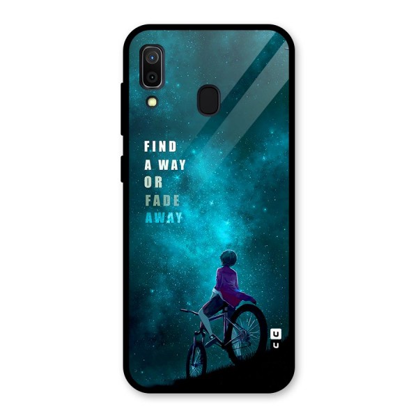 Find Your Way Glass Back Case for Galaxy A30