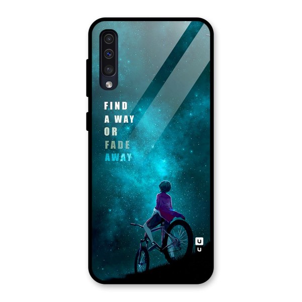 Find Your Way Glass Back Case for Galaxy A50s