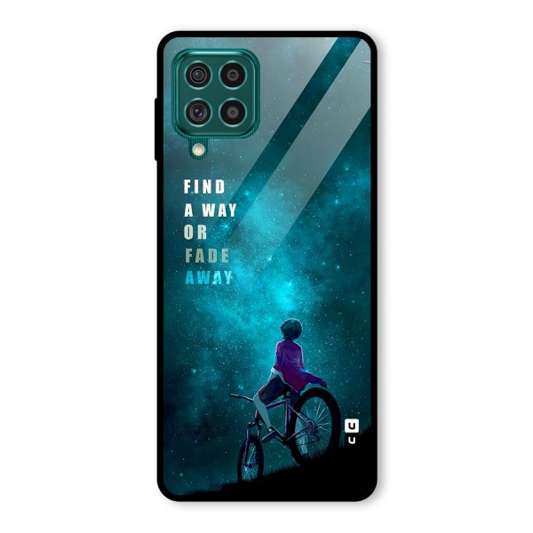 Find Your Way Glass Back Case for Galaxy F62