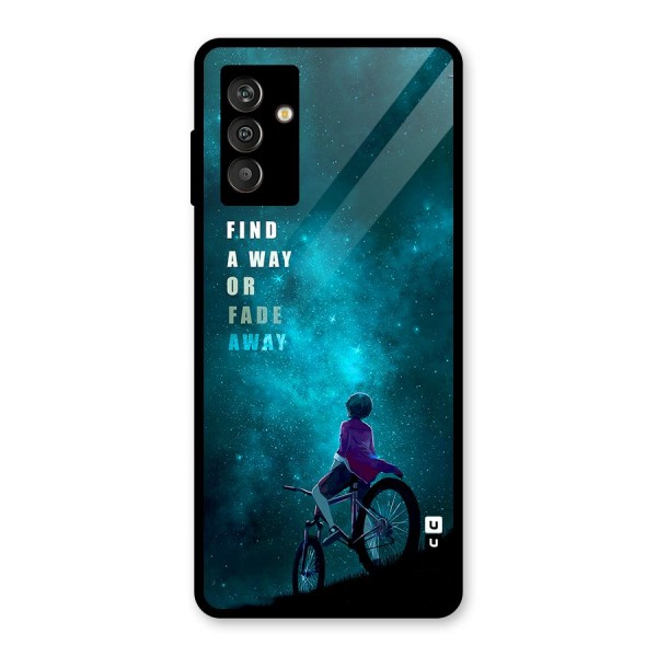 Find Your Way Glass Back Case for Galaxy M13