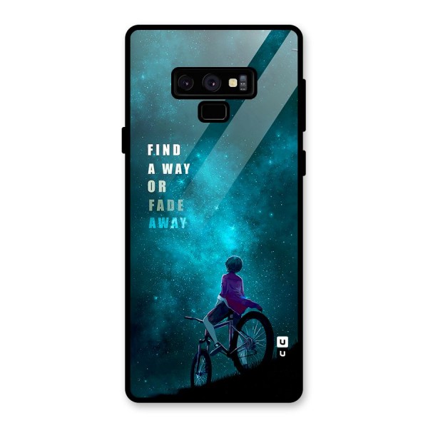 Find Your Way Glass Back Case for Galaxy Note 9