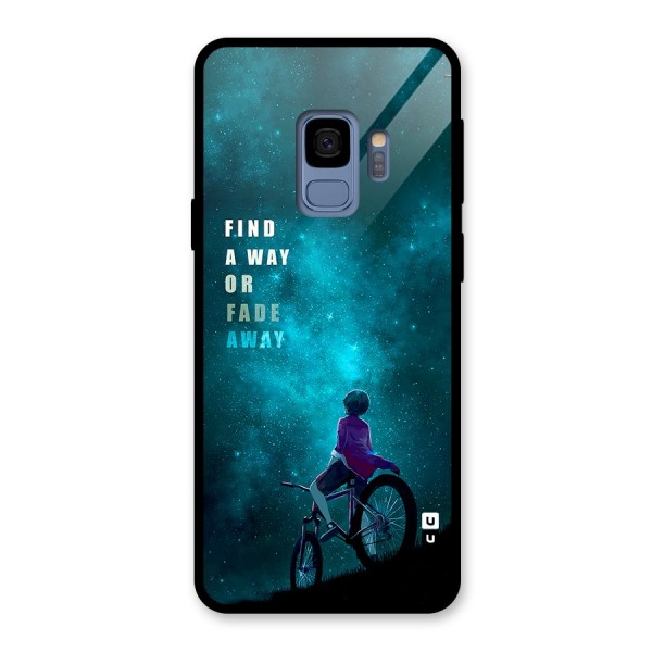 Find Your Way Glass Back Case for Galaxy S9